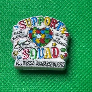 🌼 (5/$10 or 10/$15) NEW Autism Friendly Awareness Croc Charm Collection